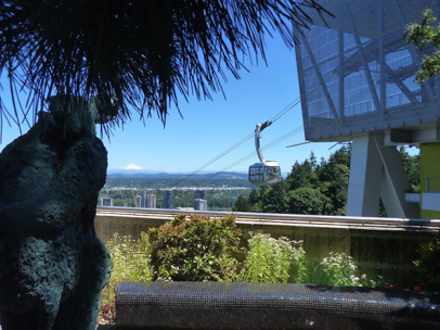 ...and a sculpture garden with great views...